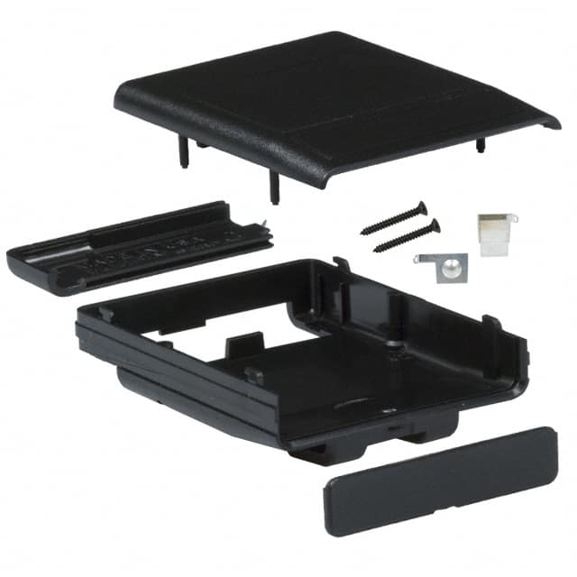 M4PC,BK BOX ABS BLACK 2.800"L X 2.200"W