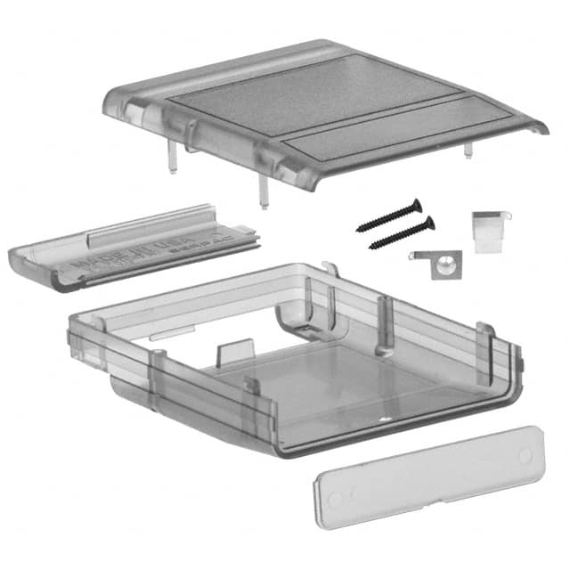 M4,TRGY BOX ABS TRN GRAY 2.800"L X 2.2"W
