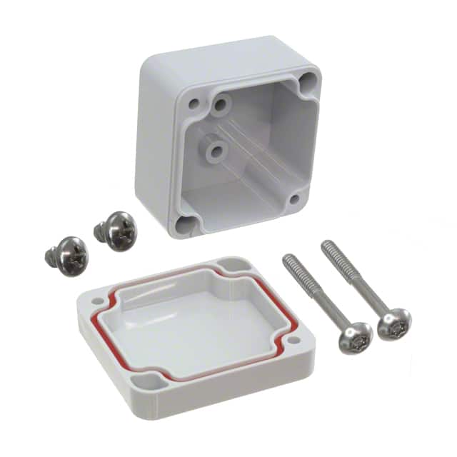 RB22P04G10G BOX PLAS GRAY 2.050"L X 1.970"W