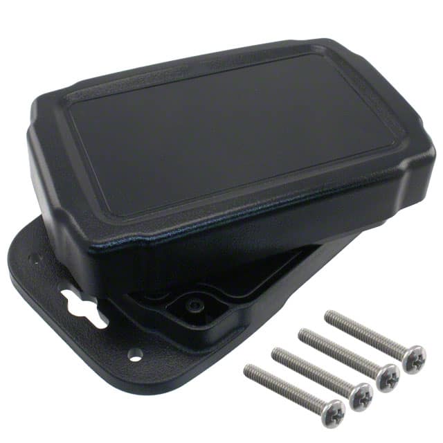 HD-7601 BOX PLAS BLK 5.500"L X 3.500"W