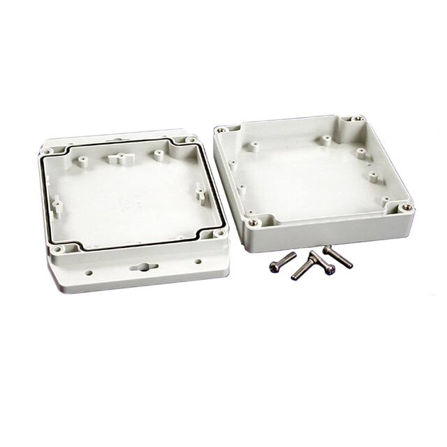 1555N2F17GY BOX PLAS GRAY 4.723"L X 4.723"W