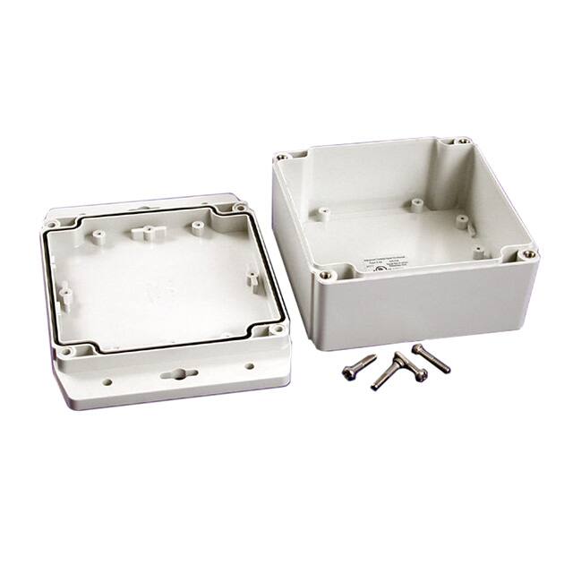 1555N2F42GY BOX PLAS GRAY 4.723"L X 4.723"W
