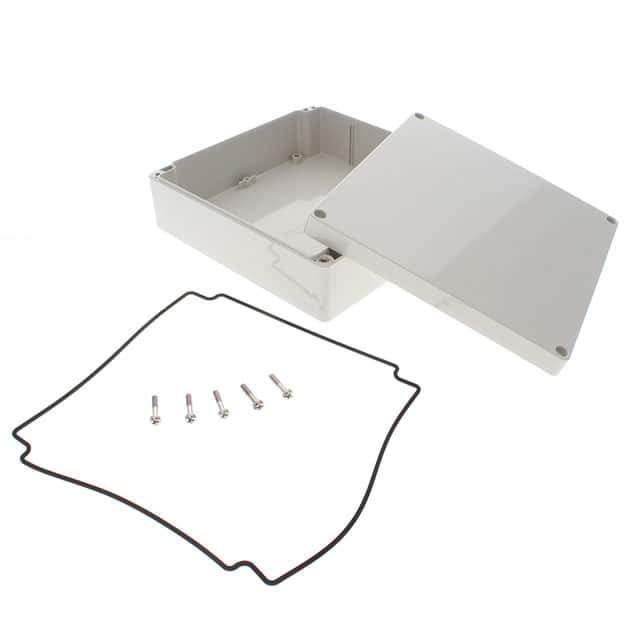 1554WGY BOX ABS GRAY 7.087"L X 7.087"W