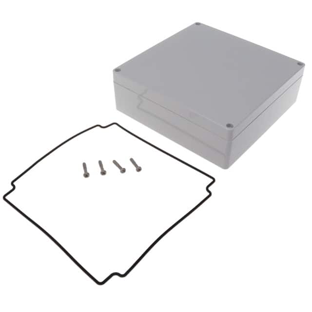 1554W2GY BOX PLAS GRAY 7.087"L X 7.087"W