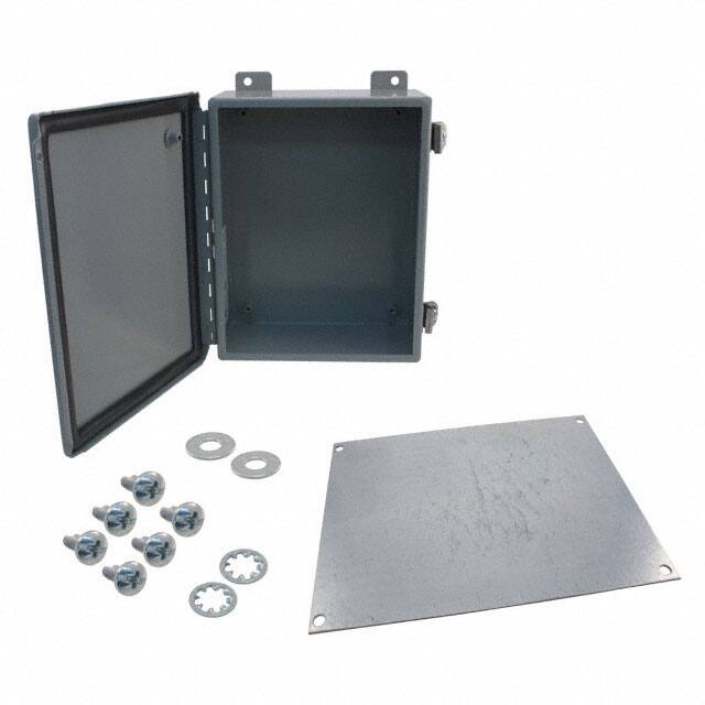 1414PHI BOX STEEL GRAY 10"L X 8"W