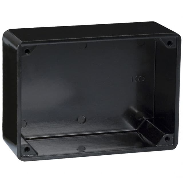 705 BOX PLASTIC BLACK 4"L X 2.875"W