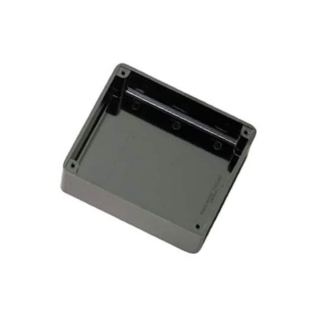 0240-B BOX PLAS BLK 6.250"L X 3.750"W