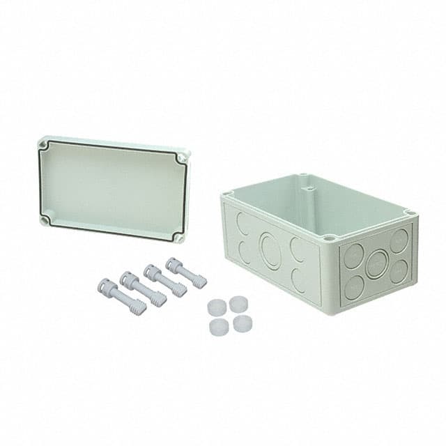 115-406 BOX PLAS GRAY 7.090"L X 4.330"W