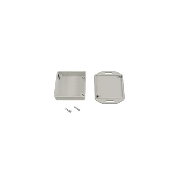 1551TFLGY BOX ABS GRAY 2.360"L X 2.360"W