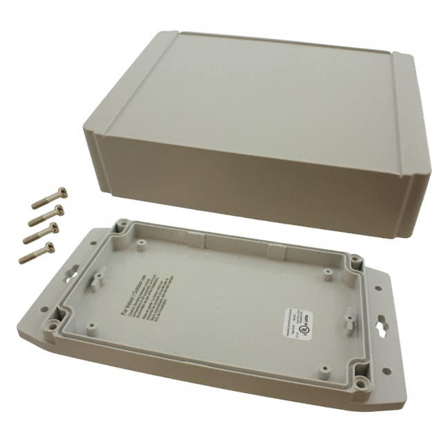 1555H2F42GY BOX PLAS GRAY 7.086"L X 4.723"W