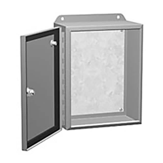 EJ8104 BOX STEEL GRAY 8"L X 10"W