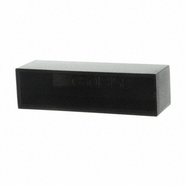 PB-1561 BOX ABS BLACK 1.948"L X 0.491"W