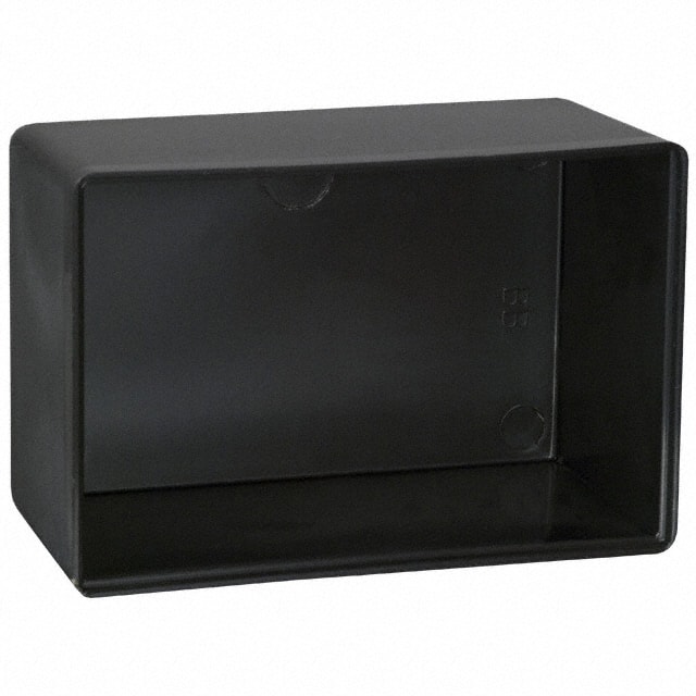 PB-1559 BOX ABS BLACK 3"L X 2"W