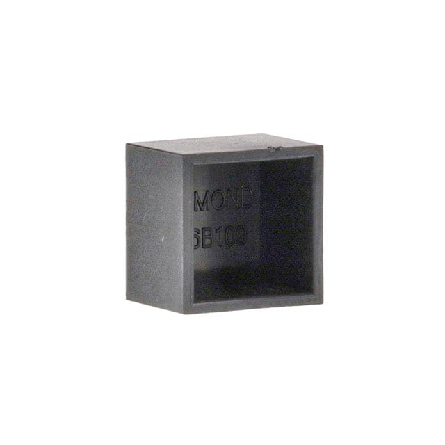 1596B109 BOX ABS BLACK 0.460"L X 0.460"W