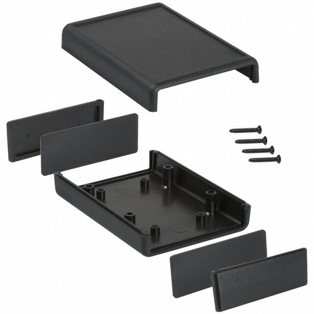 1593LBK BOX ABS BLACK 3.631"L X 2.607"W