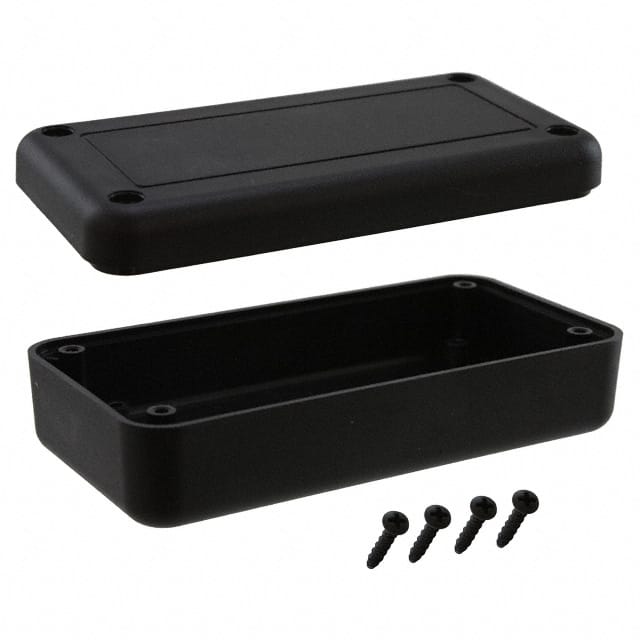PT-11630 BOX ABS BLACK 4"L X 2.062"W