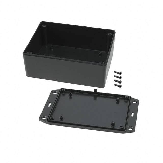 1591XXSSFLBK BOX PLAS BLK 4.430"L X 3.332"W
