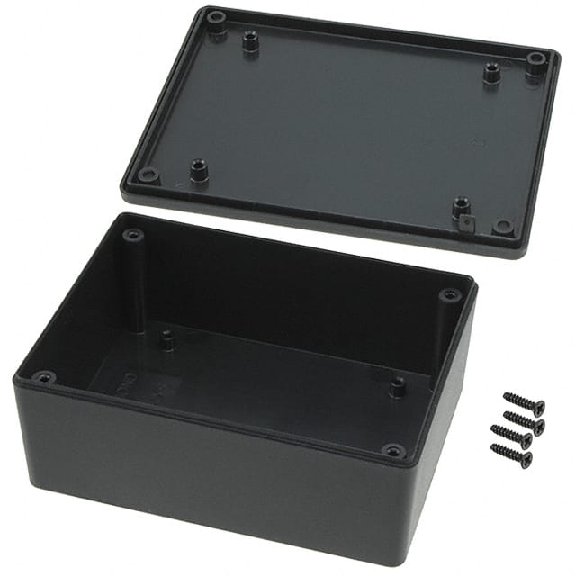 1591XXSSBK BOX PLAS BLK 4.430"L X 3.332"W