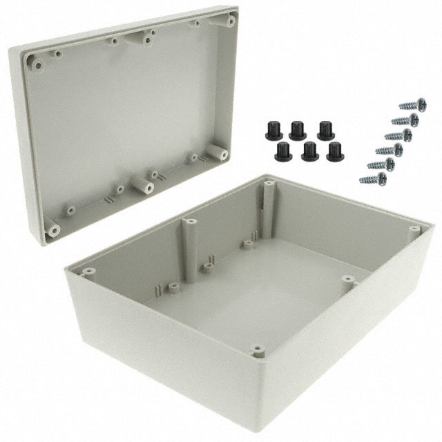 PT-11557-G BOX ABS GRAY 6.875"L X 4.875"W