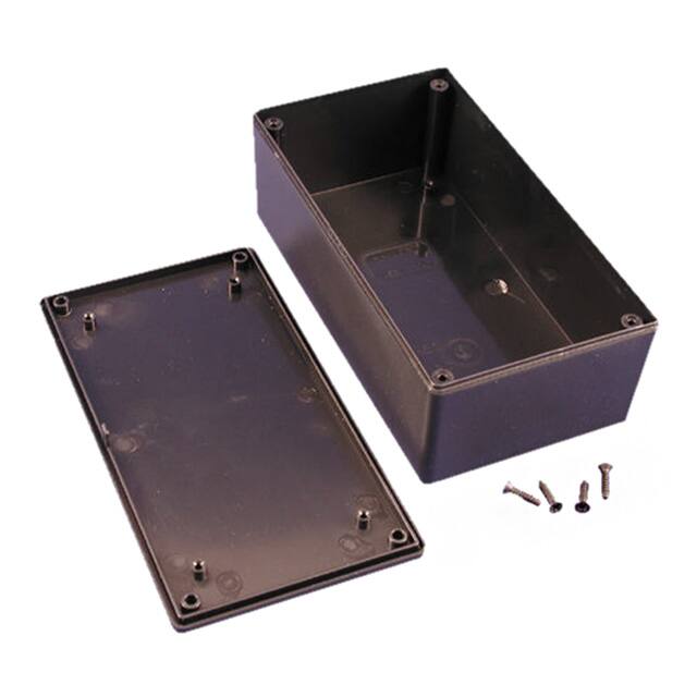 1591XXDSBK BOX PLAS BLK 6.001"L X 3.245"W