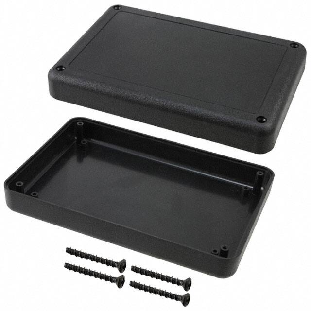 PT-11668 BOX ABS BLACK 6.016"L X 4.010"W