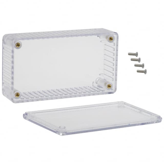 1591BTCL BOX PLSTC TRN CLR 4.41"LX2.44"W