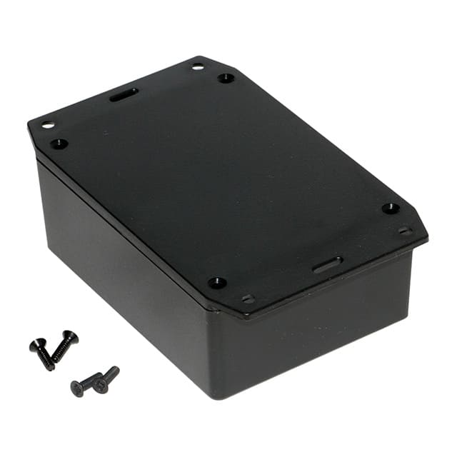 1591XXSFLBK BOX ABS BLACK 4.430"L X 3.332"W