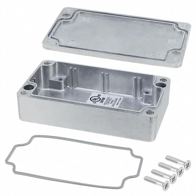 AN-1302-A BOX ALUM NAT 4.545"L X 2.578"W