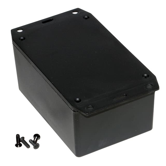 1591XXTFLBK BOX ABS BLACK 4.853"L X 3.278"W