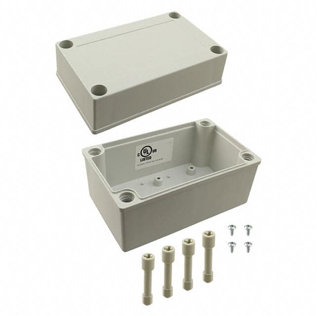 PIP-11763 BOX PLAS GRAY 5.118"L X 3.150"W