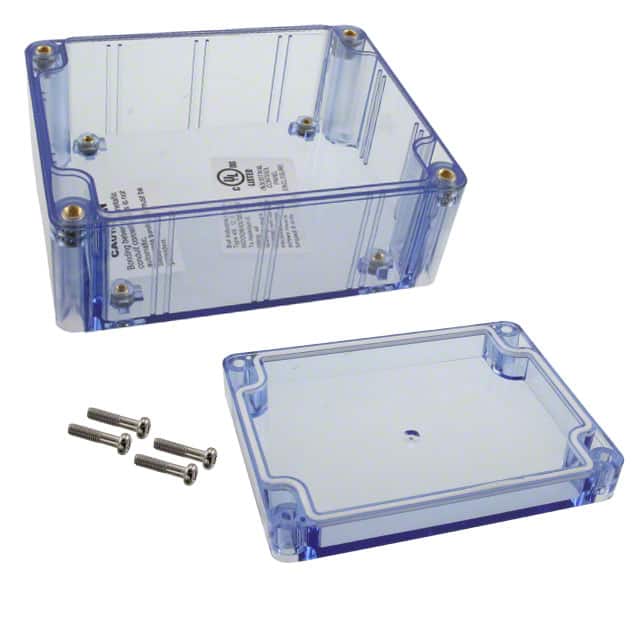 BT-2723 BOX PLSTC TRN BLUE 4.53"LX3.54"W