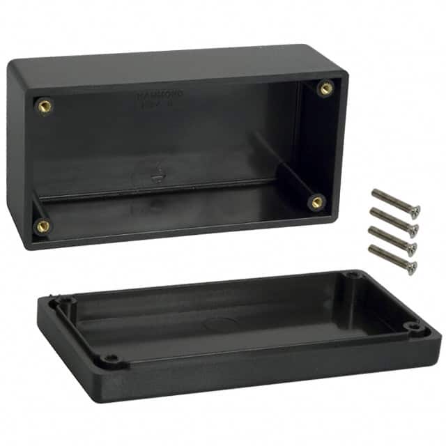 1594DBK BOX ABS BLACK 5.177"L X 2.610"W
