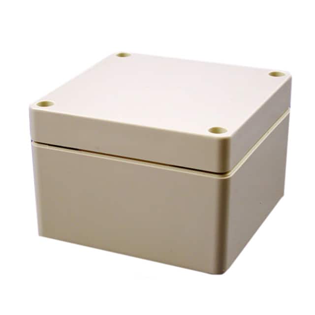 1554E2GY BOX PLAS GRAY 3.543"L X 3.543"W