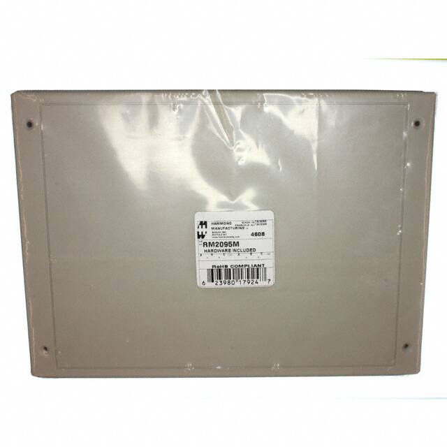RM2095M BOX ABS GRAY 9.843"L X 7.087"W