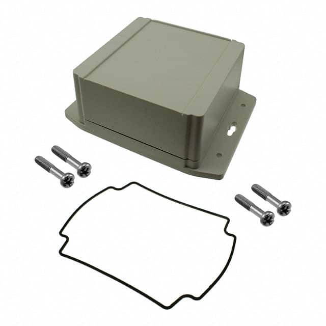 1555NF42GY BOX ABS GRAY 4.723"L X 4.723"W