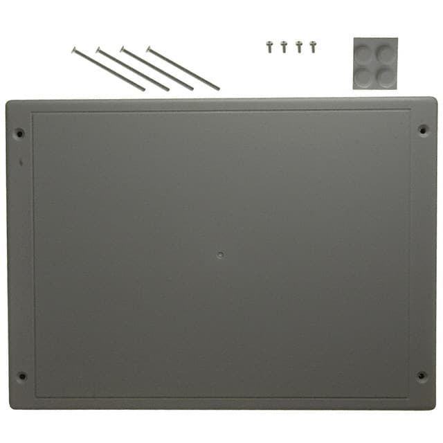 RM2095L BOX ABS GRAY 9.843"L X 7.087"W