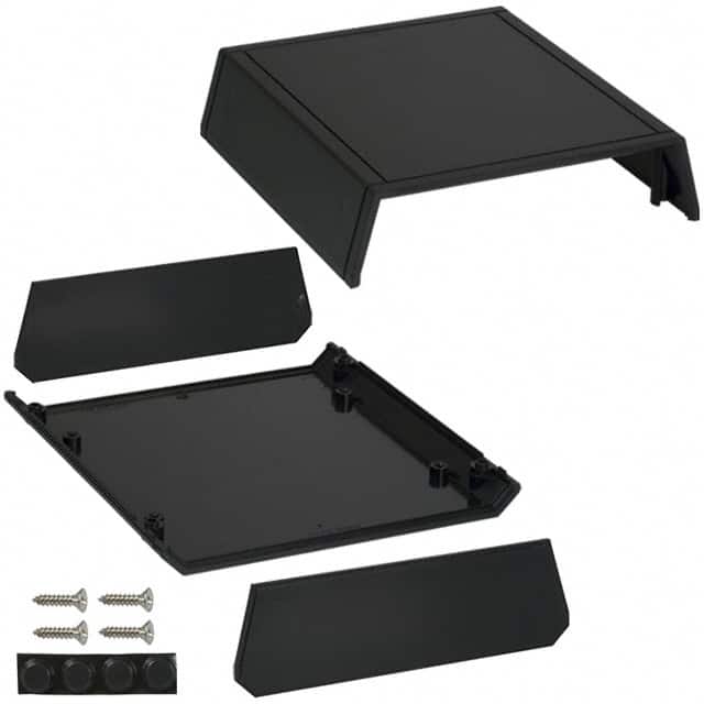A31,BK BOX ABS BLACK 5.300"L X 5.100"W