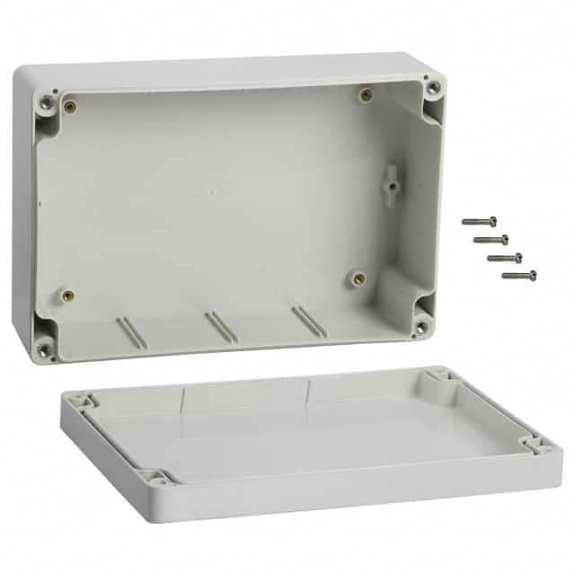 1554HGY BOX ABS GRAY 7.087"L X 4.724"W
