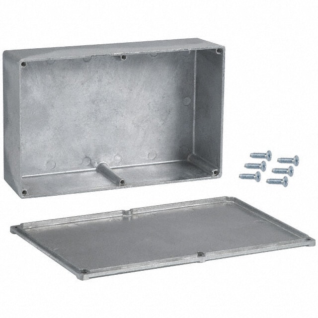 CU-247 BOX ALUM NAT 7.390"L X 4.703"W