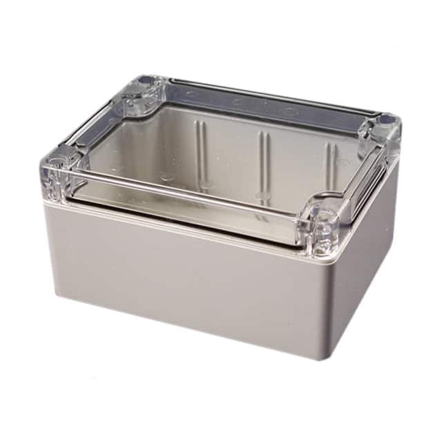 1554F2GYCL BOX PLAS GRAY 4.724"L X 3.543"W