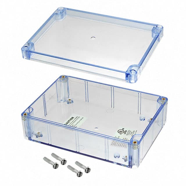BT-2724 BOX PLSTC TRN BLUE 6.73"LX4.76"W