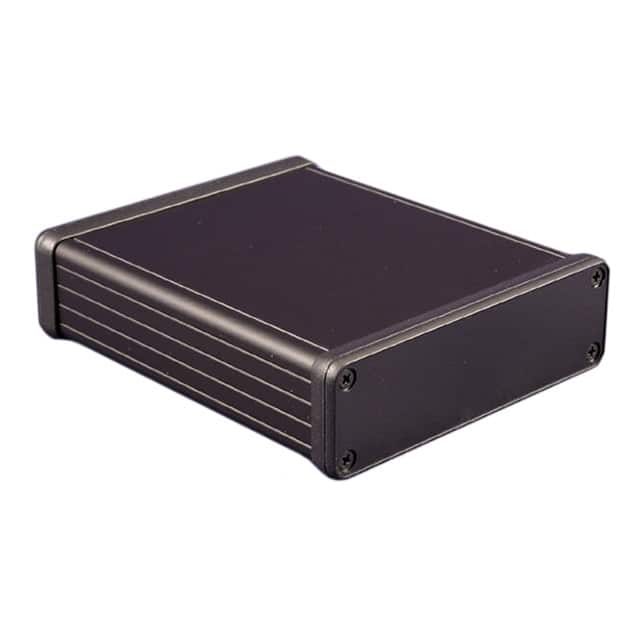 1455L1202BK BOX ALUM BLACK 4.724"L X 4.055"W
