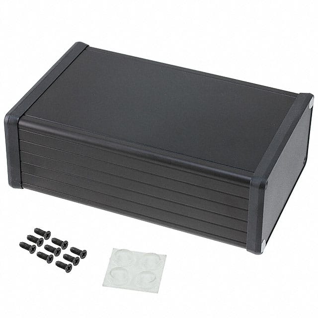 1455N1602BK BOX ALUM BLACK 6.299"L X 4.055"W