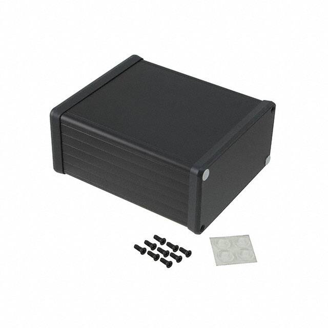 1455N1201BK BOX ALUM BLACK 4.724"L X 4.055"W