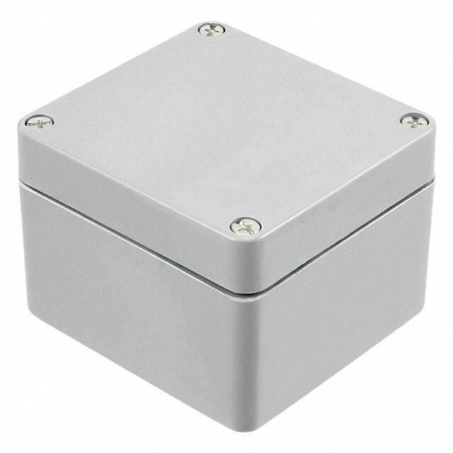 020808060 BOX FIBERGLASS GRY 3.15"LX2.95"W