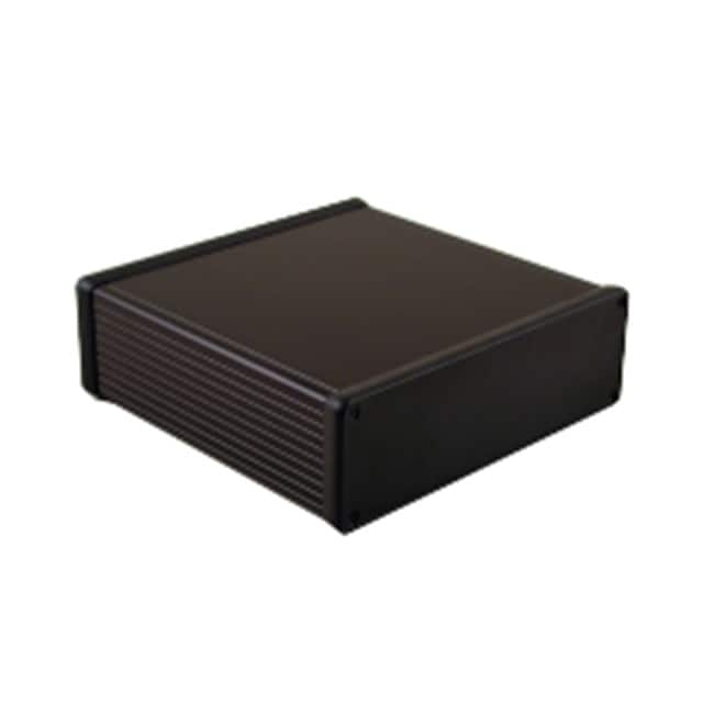 1455T1602BK BOX ALUM BLACK 6.299"L X 6.496"W