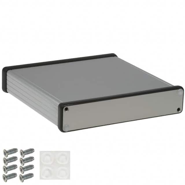1455R1601BK BOX ALUM BLACK 6.299"L X 6.496"W