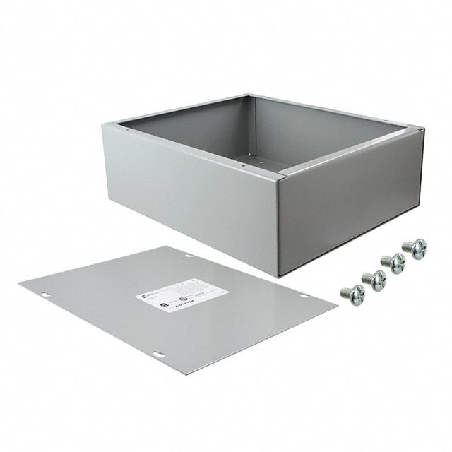 CS12104 BOX STEEL GRAY 12"L X 10"W