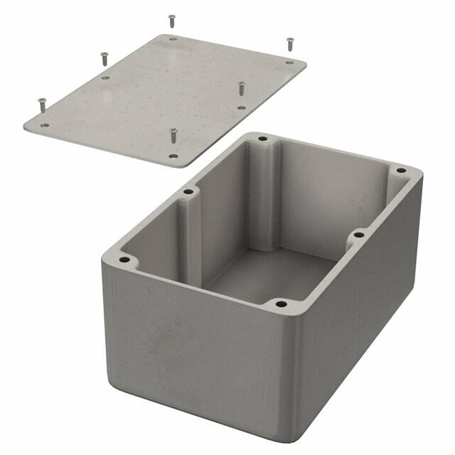1550H BOX ALUM UNPTD 8.740"L X 5.748"W