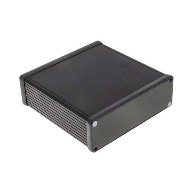 1455T1601BK BOX ALUM BLACK 6.299"L X 6.496"W